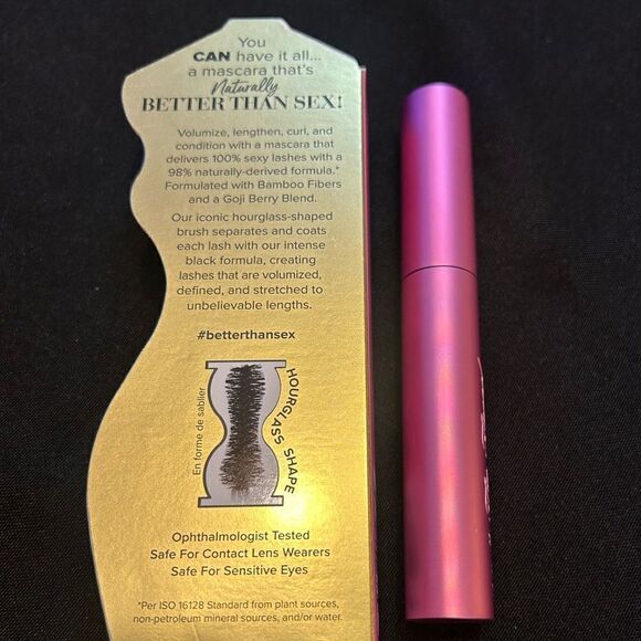 🌻 Too Faced Naturally Better Than Sex Mascara New Full Size Black - Picture 3 of 14